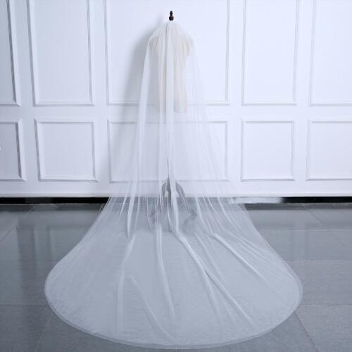 Wedding Veils 3 Meters With Comb Long Two Layers Bridal Veil 2020 Cheap Wedding Accessories