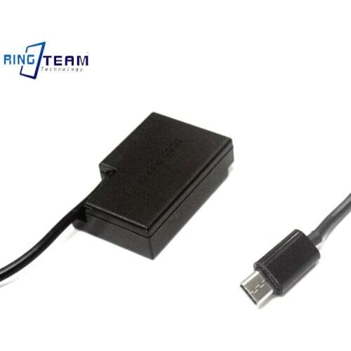 USB C to LP-E17 DR-E18 ACK-E18 DC Coupler for Canon Camera T8i T7i T6i T6s SL2 SL3 Kiss X8i X9 X9i X10