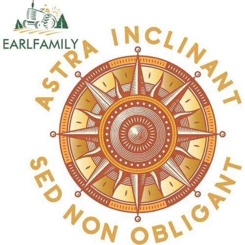 EARLFAMILY 13cm x 12.6cm for The Stars Incline Us Car Sticker Vinyl Waterproof Scratch-proof Decoration Custom Printing Decal