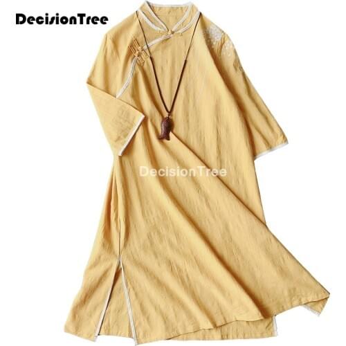 2021 women club bodycon oriental bride wedding dress print cheongsam traditional chinese retro qipao elegant party dance costume