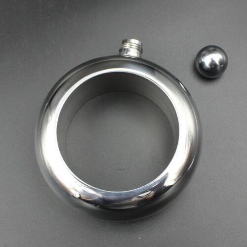 1PC Stainless Steel Hip Flask Portable Bracelet Outlook Wine bottler Bangle Jug Whiskey Vodka Drinkware Creative Women Gift