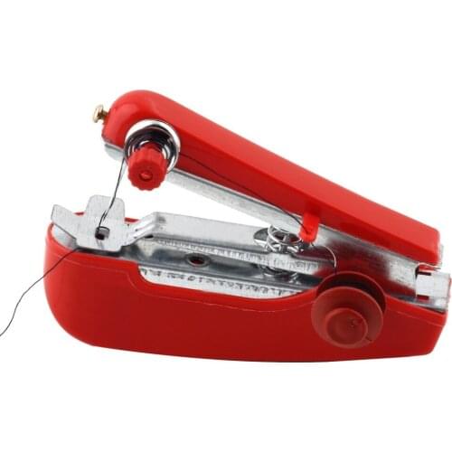1pcs Hot Selling Useful Portable Needlework Cordless Mini Hand-Held Clothes Fabrics Sewing Machine VC