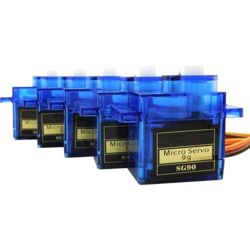 10pcs/lot lofty ambition SG90 9g Mini Micro Servo for RC for RC 250 450 Helicopter Airplane Car Drop Free Shippping