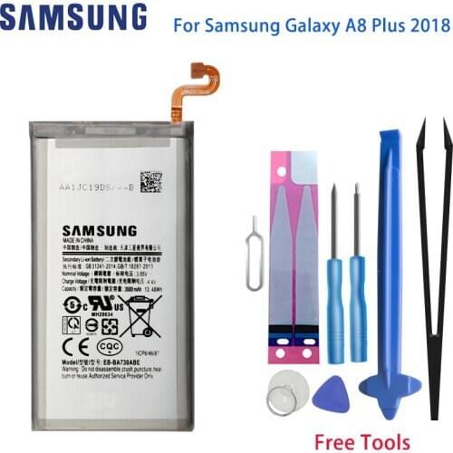 SAMSUNG Replacement Phone Battery 3500mAh EB-BA730ABE For Samsung Galaxy A8 PLUS 2018 A730 A730F Batteries Original Batteries