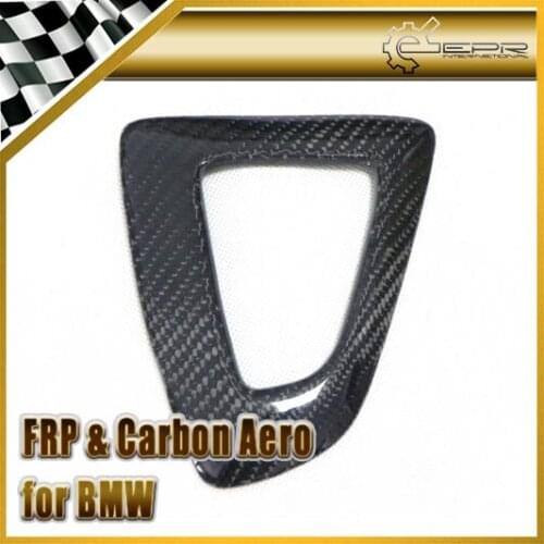 Car Styling For BMW F30 Real Carbon Fiber Gear Surround RHD
