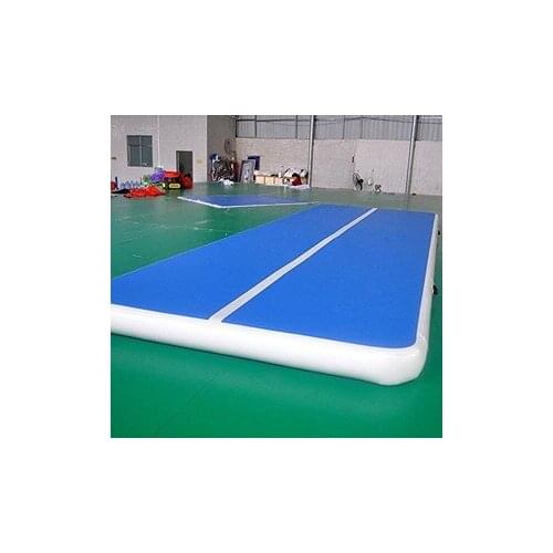 Free Shipping 4*2*0.2M Inflatable Gymnastics AirTrack Tumbling Mat Air Track Floor Mat With Electric Pump for Home Use/Training