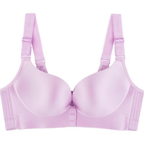 Front Closure Seamless Plus Size Bra Large Cup Push Up Bras for Women Sleep Soft Bra Big Size Brassiere Lingerie