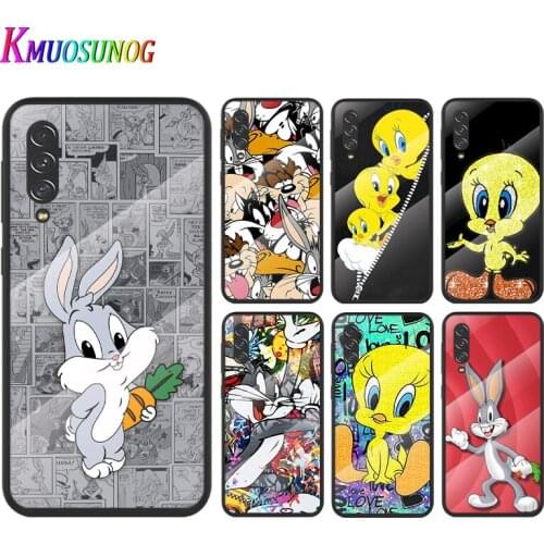 Bunny Bird Duffy Duck For Samsung Note 20 10 9 8 Ultra Lite Plus 5G A70 A50 A40 A30 A20 A10 Tempered Glass Phone Case