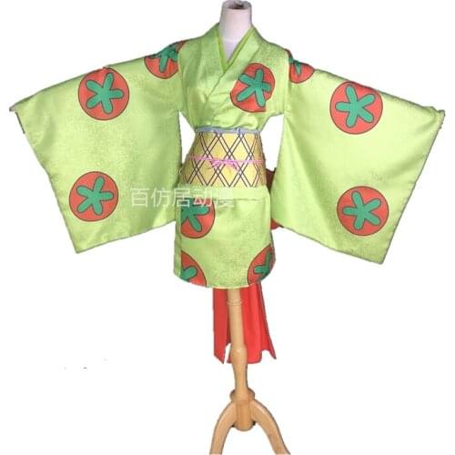 Anime ONE PIECE Carrot Cosplay Costume Wano Country Kyarotto Yukata Cute Kimono Christmas Halloween Costume For Women