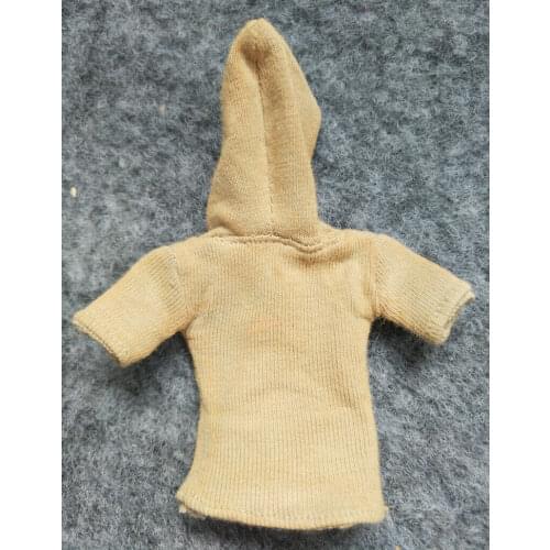 1/12 Hooded T-shirt Model for 6" Figure Doll