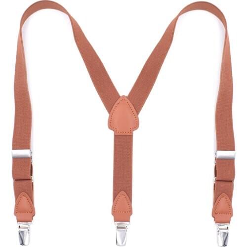 Fashion New Arrival Kids suspenders Microfiber Leather Elastic suspenders niños 2.5*70CM Children casual suspender