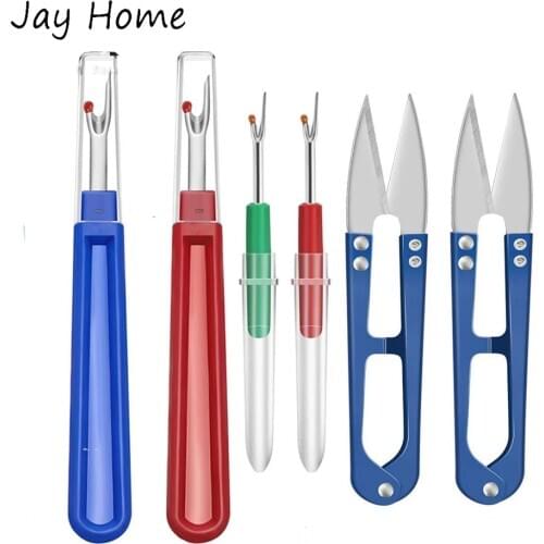 3pcs Thread Cutter Seam Ripper Stitch Sewing Accessories Kits Stainless Steel Yarn Cutter DIY Needlework Sewing Accessories