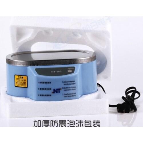 NT-285 Dual Shock Digital Ultrasonic Cleaner Jewelry Mobile Spectacles 35W/50W 220V