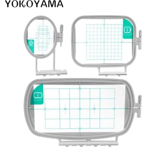 YOKOYAMA Oval Rectangle Multi Function Embroidered Frame Craft Cross Stitch Needlework Sewing Hoop Home Hand DIY Sewing Tool