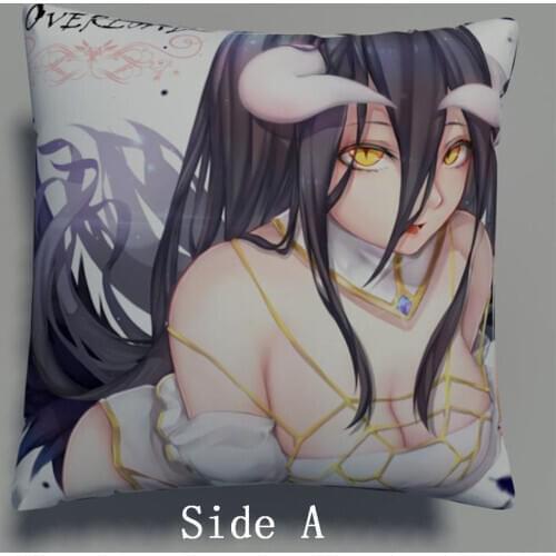 Overlord Albedo Anime Two Side Pillowcases Hugging Pillow Cushion Case Cover Otaku Cosplay Gift New 430