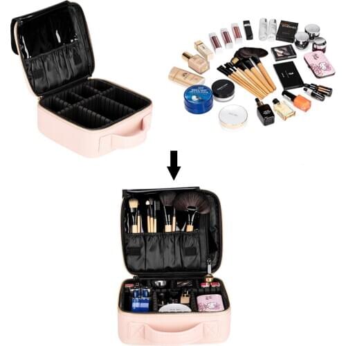 Portable Professional Make UP Bag travelling bag travel cosmetic bags for girls190812220