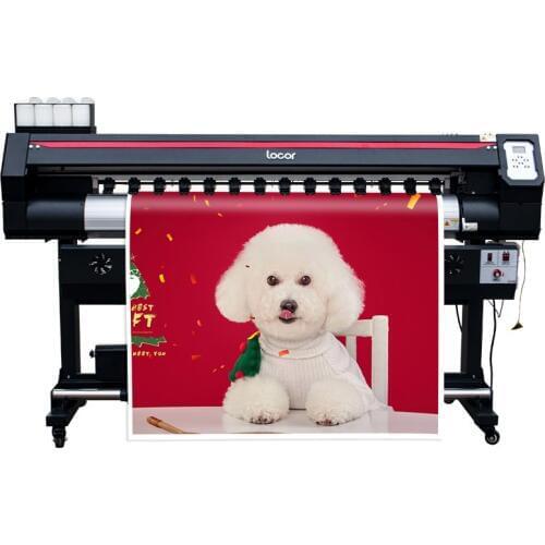 Canvas Printing Machine 1.6m Digital Inkjet Large Format Eco Solvent Printer Outdoor Banner Sign Continous Inkjet Printer