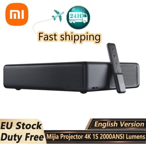 Xiaomi Mijia Projector 1S 4K Projection TV 2000ANSI Lumens ALPD 3.0 150 Inch Home Theater Laser Support HDR English Interface