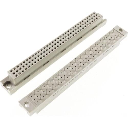 5 pcs DIN 41612 Din Connector 64 Positions Receptacle Female 5.08 mm Pitch Straight Through Hole PCB Dual Row 9001-C22321C00A
