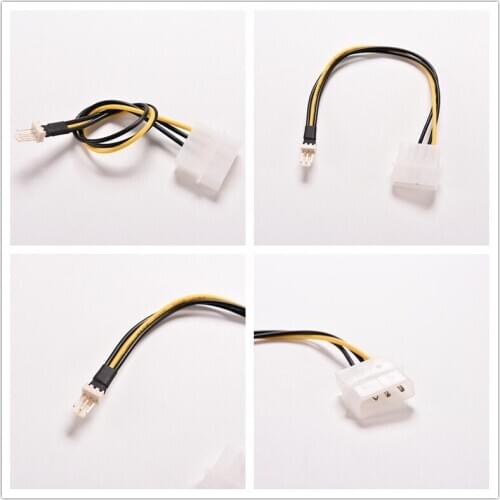Connector Cable Adapter Hot 1/2/4/5PCS 4-Pin Molex/IDE to 3-Pin CPU/Chasis/Case Fan Power