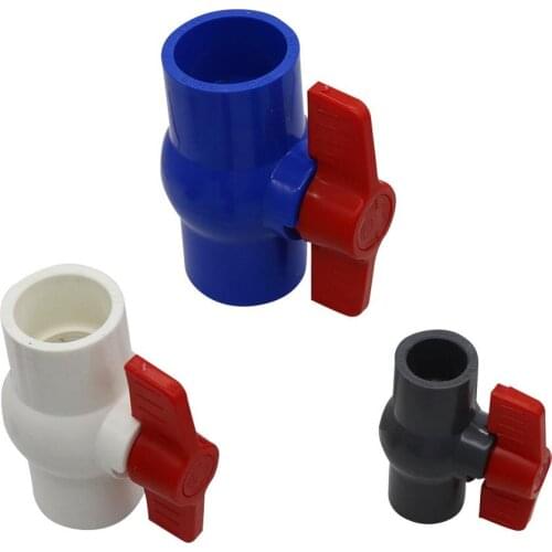 Garden Irrigation Pipe Joint Accessories ID.20/25/32/40mm U-PVC Ball Valve Thickened Pipe Switch Aquarium Connection Adapter