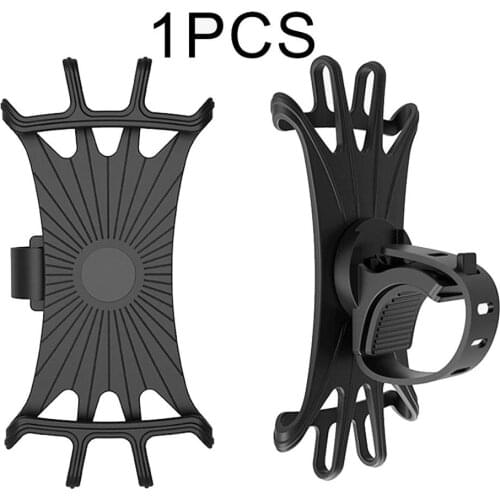 Bicycle Mobile Phone Holder Rotating Silicone Bicycle Phone Holder Motorcycle Handlebar Holder For 4.0 Inch-6.0 Inch Phone