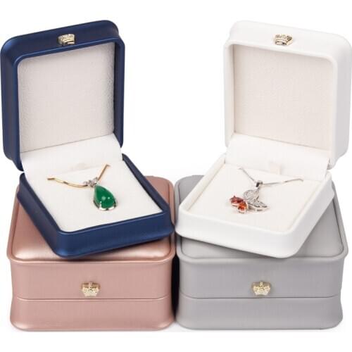 Jewelry Box Portable Storage Organizer Ring Necklace Earring Bracelet Leather Box for Women Jewelry Display Gift Box