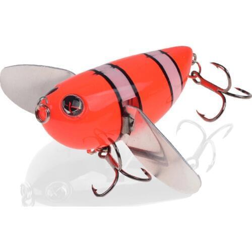 YUZI Topwater Fishing Lures Minnow Floating Top water Crankbaits Wobblers artificial Bait Popper Lure whopper plopper Hard Bait