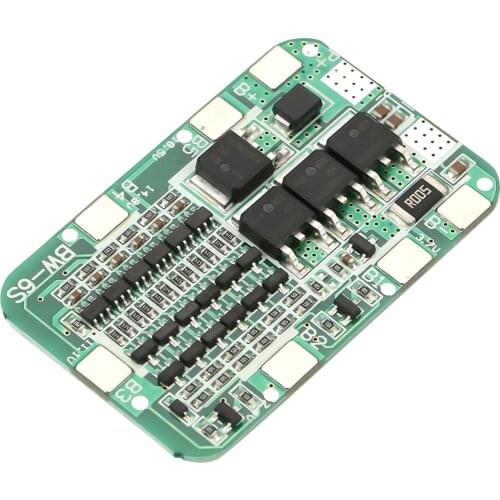 Lithium Battery Protection Board BMS 6 Series 22V 24V 15A Battery Circuit Board For 3.7V 18650 Li-Ion Batteries Cell