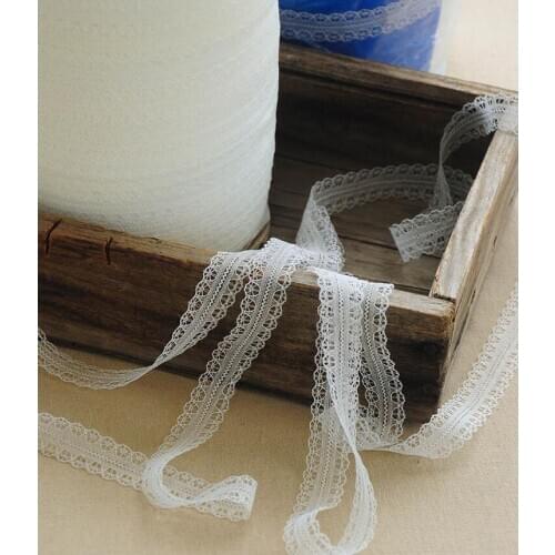 10 Meters/lot 17cm Width Thin Lace Trims Fabric Venice No Elastic Lace Sewing Trims Craft Free Shipping