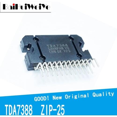 2PCS TDA7388 ZIP25 TDA7388A YD7388 ZIP 7388A ZIP-25 42W quad bridge car radio amplifier new and original In Stock
