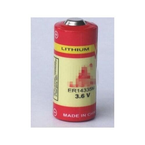 55PCS battery ER14335M ER14335 14335 3.6V 1300mah lithium Li-ion battery Instrument batterise