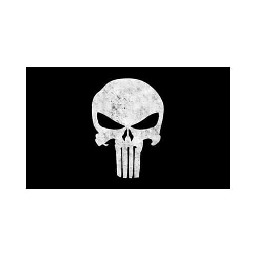 90x150 CM black background Skull Flag For Decoration