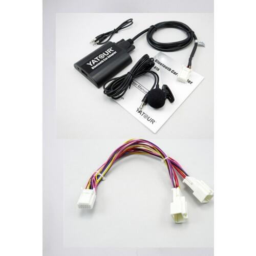 Yatour car Music audio Bluetooth Kit for Lexus Toyota Camry Corolla Highlander RAV4 Vitz Avensis 6+6PIN radios with Navigation