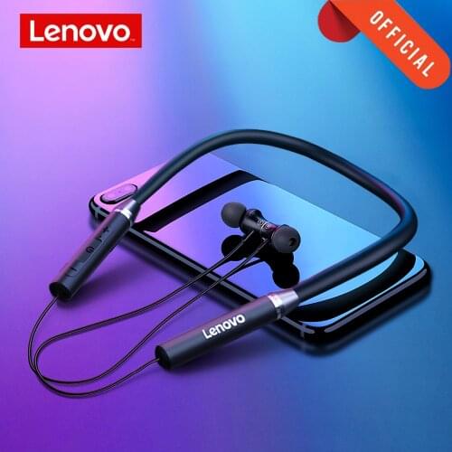 Lenovo HE05 Earphones Bluetooth Wireless Stereo Sports IPX5 Waterproof Sport Earbud Headset Noise Reduction MagneticHeadset