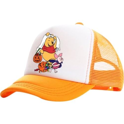 Summer Winnie the Pooh and Friends unisex baseball cap mens and womens summer casual stretch outdoor cap