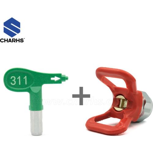 CHARHS Airless Airbrush Tips& Tip guard 515/517/519/615/617 use charhs nozzle holder sprayer gun HEA ProTip nozzle Tips guard