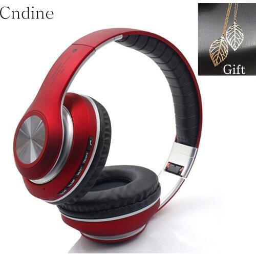 Bluetooth Headphone MP3 Player Over Ear Headset Wireless with Memory Card Folding Bluetooth Headphones Noise Cancelling