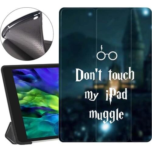 Creative Text Tablet Cover for Ipad Mini 3 4 5 Case Folding Holder Function for Ipad Air 1 2 3 7th Generation 5 6th 2017 2018