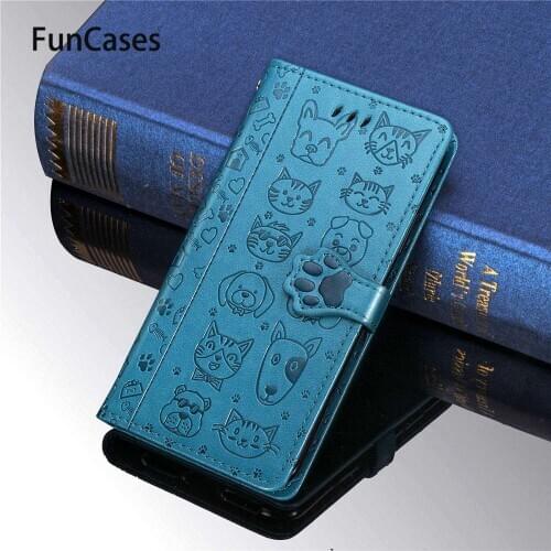 Simple Dog Cellular Phone Cases For accesorios Samsung S8 Plus Mobile PU Leather Phone Bag sFor Movil Samsung Galaxy case S8