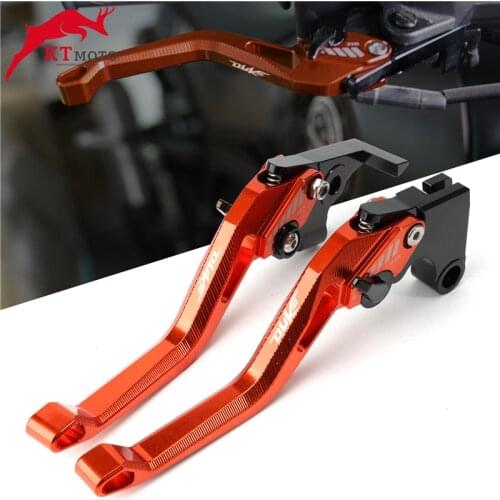 For KTM DUKE390 DUKE125 DUKE200 DUKE 390 125 200 2014-2020 CNC Aluminum New Adjustable 3D Rhombus Motorcycle Brake Clutch Levers