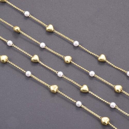 1 Meter Meters Stainless Steel Enamel Handmade Chains for DIY Necklace Making Jewelry Findings Handmade Crafted Accessories