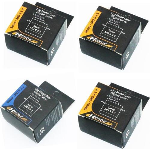 HENGE 3x MD933 +1 x MD922 Digital Torque Servos Metal Gear Servos For TREX 450 Rc helicopter