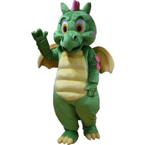 Green Dinosaur Mascot Costume Fursuit Charizard Dragon Challenge Animal Party Fancy Dress Carnival Birthday Gift