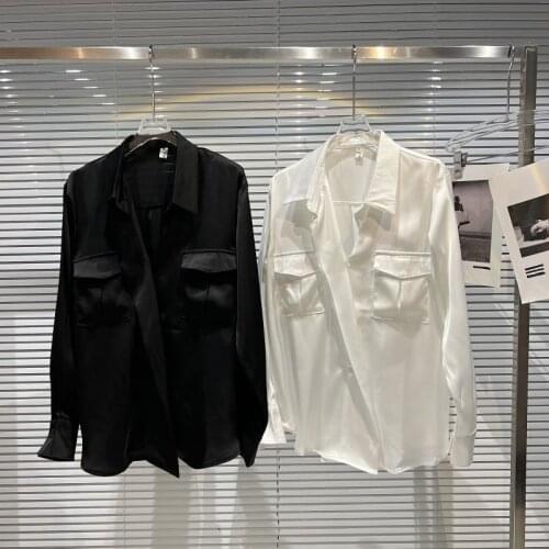 MOOISHE Womens Satin Shirts