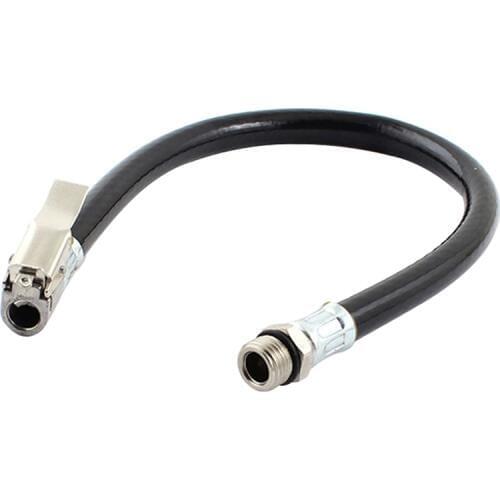 14.6 Inch Male Thread Rubber Inflating Hose Air Tire Bicycle Pump Inflator C6W1