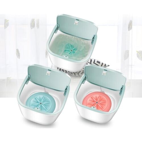 Mini Portable Washing Machine Washer Rotating USB for Travel Camping RV Dorm