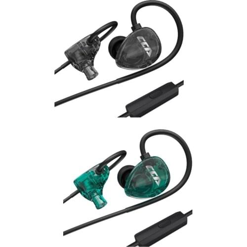 CCA CSA In-Ear Wired Headset with Microphone 3.5mm Earphone Stereo Headphones Hands-Free Subwoofer Stereo Headset