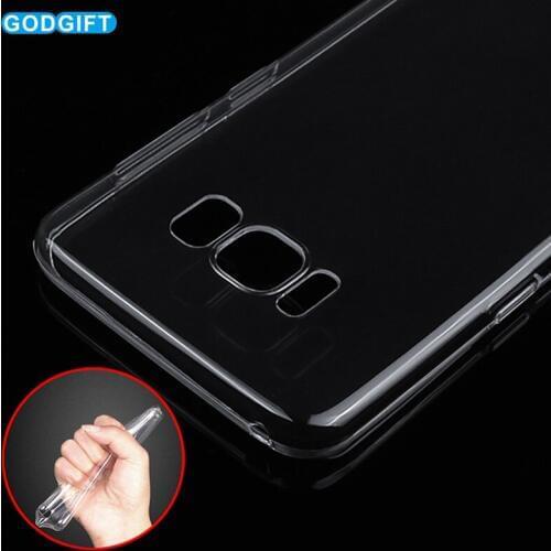 Transparent Crystal Case For Samsung Galaxy A7 2018 Case S10 S10E S7 S8 S9 Plus Silicon Case M20 J6 J4 A5 2017 Case Back Cover