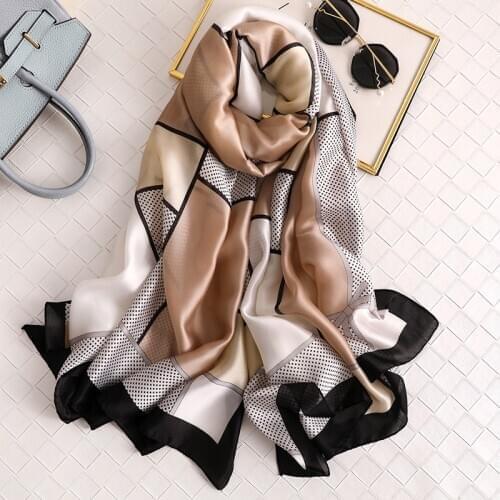 2020 Luxury Brand New Summer Women Silk Scarf Beach Hijab Shawls and Wraps Female Foulard Echarpe Designer Bandana Free shipping